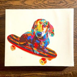 DACHSHUND 10 X 12 Canvas Wall Art